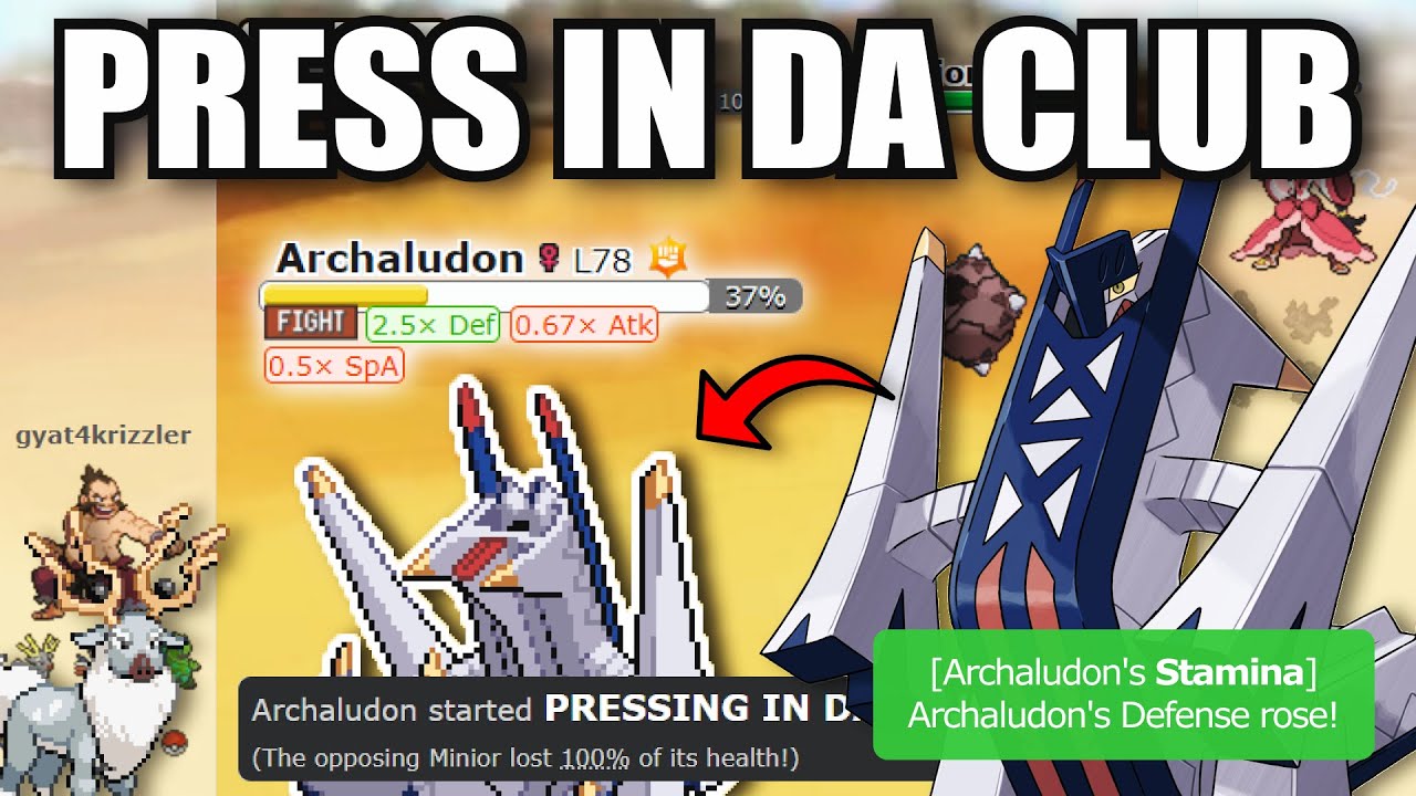 STAMINA ARCHALUDON GOES CRAZY! | Pokémon Showdown Random Battles