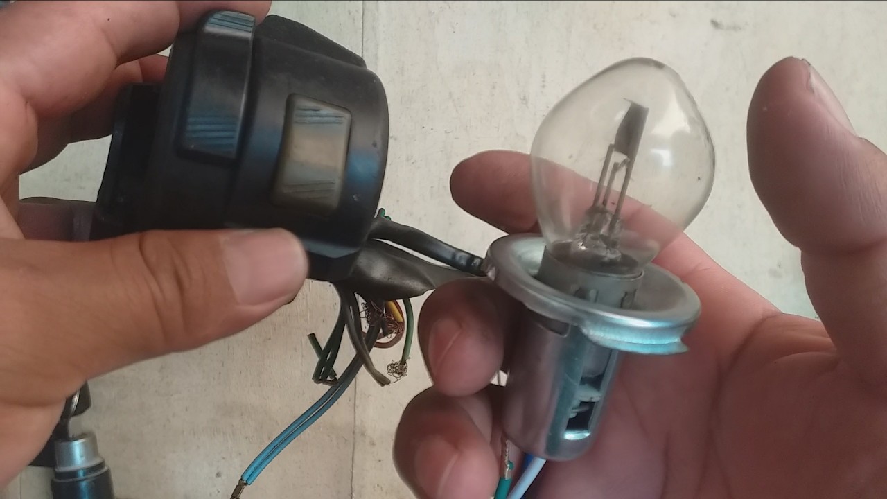 Como identificar el cable de luz alta o baja de tu moto