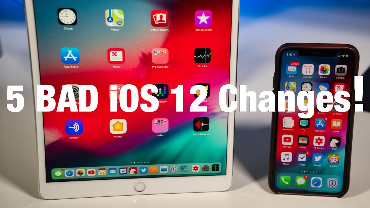 5 BAD Changes in iOS 12!