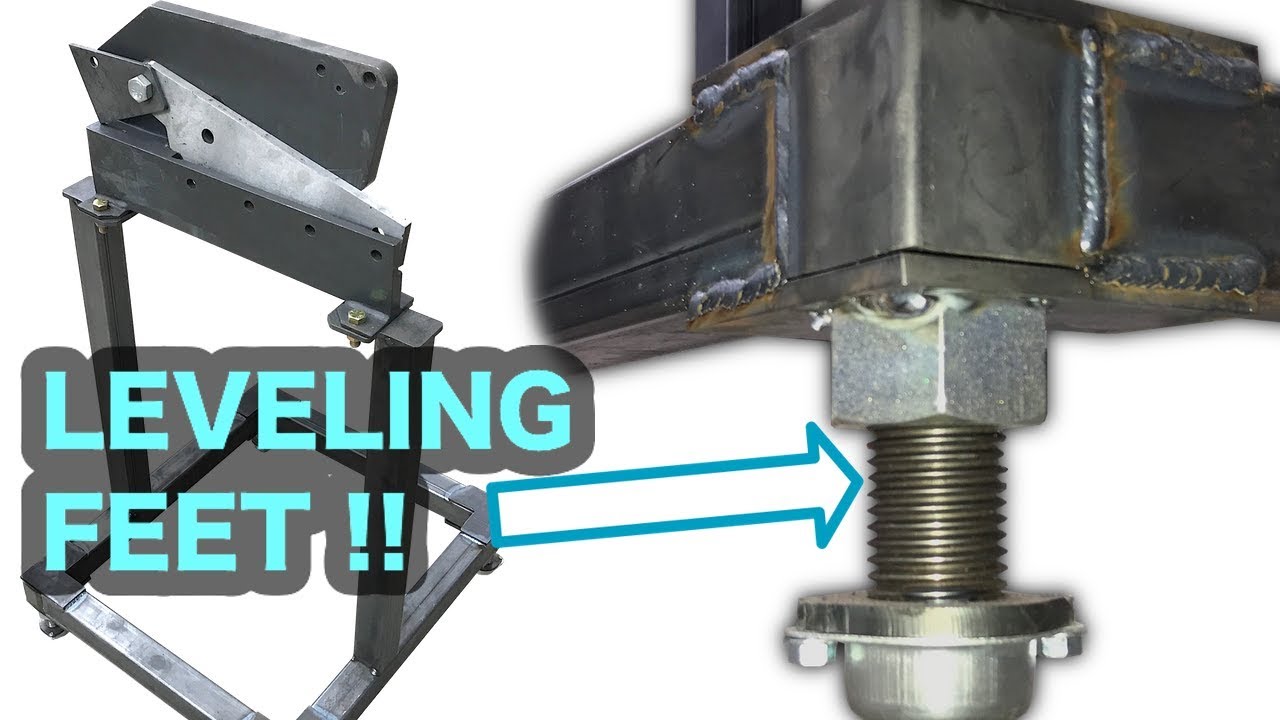 DIY Poor Mans Ironworker Part 2 - Uni-body Leveling Mobile Base