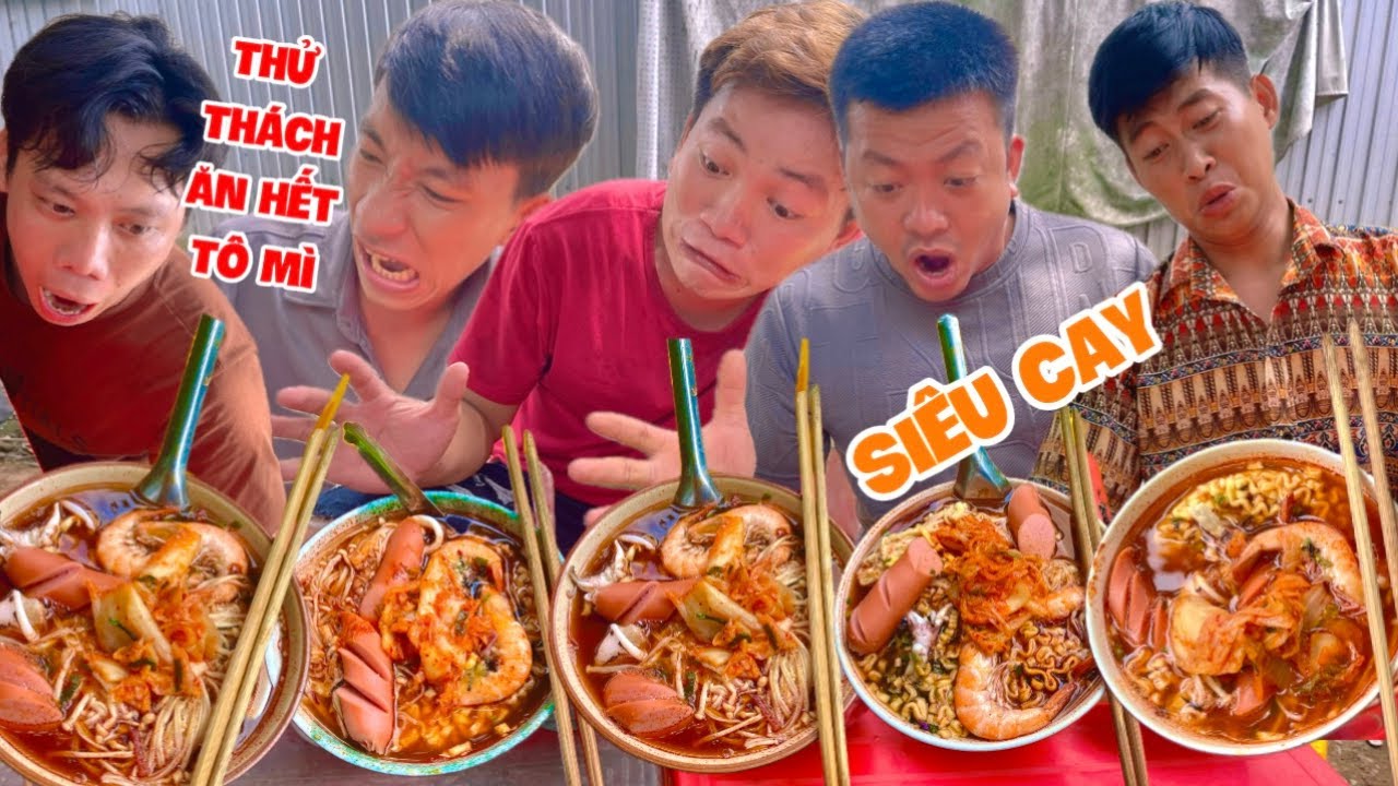 Thử Thách Ăn Hết Tô Mì Siêu Cây Có Thưởng | HoàiPhong TV