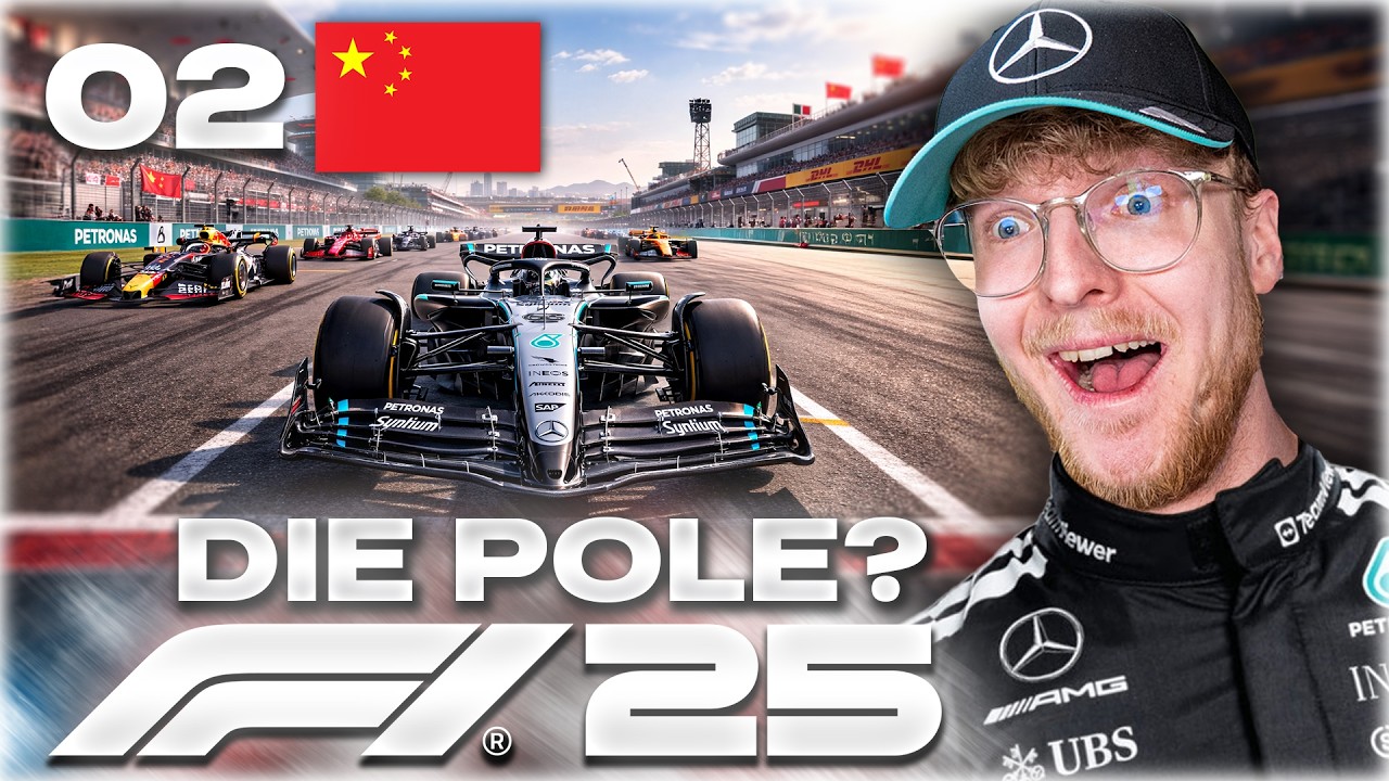 Die ERSTE POLE f&uuml;r MERCEDES im CHINA Sprint?! - Mercedes 110er KARRIERE Folge 2 | CutterLukas