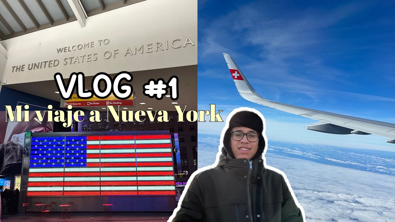 VLOG #1: Mi viaje a Nueva York’23🇺🇸🗽| Volando con Swiss Air por primera vez🇨🇭✈️