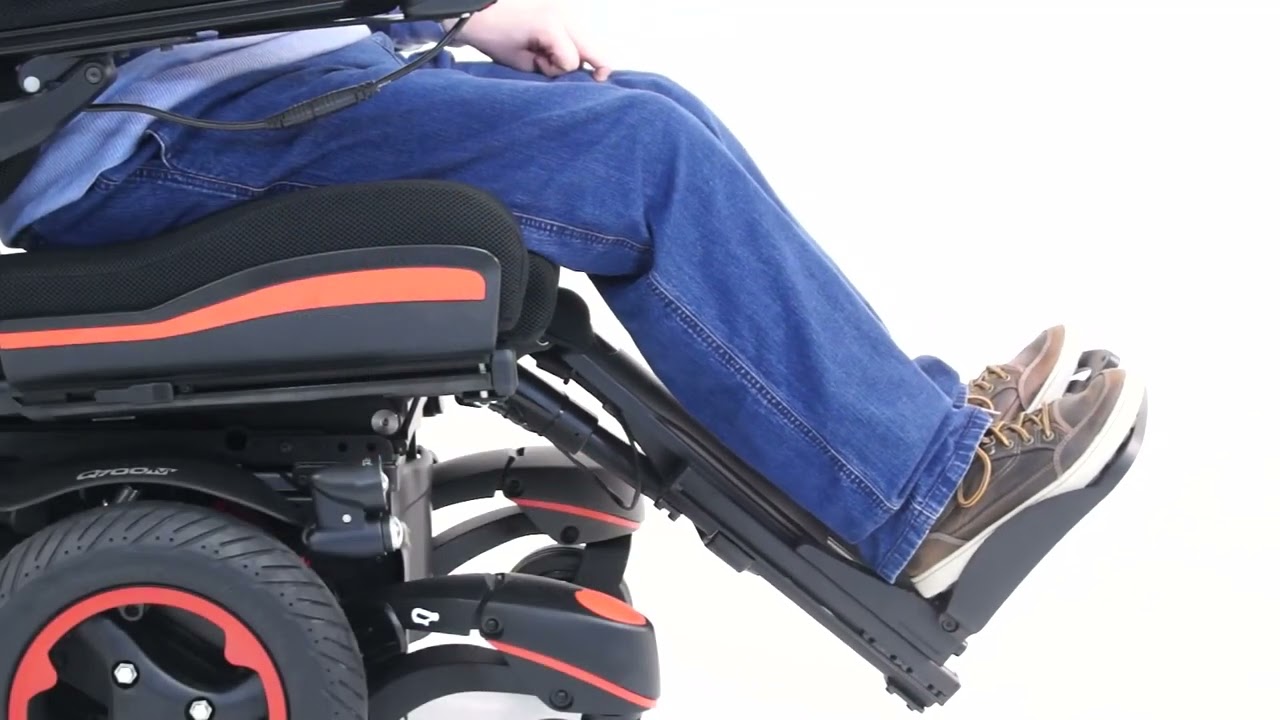 Personalized Comfort: QUICKIE Q700 M SEDEO ERGO Powered Wheelchair Legrest | Younique Healthcare Ltd