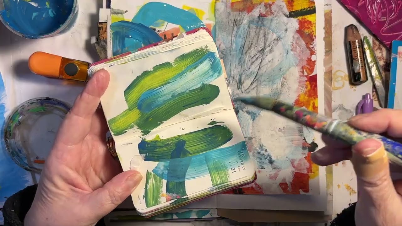Lost Loves, a Mixed Media Art Journal, Day 7