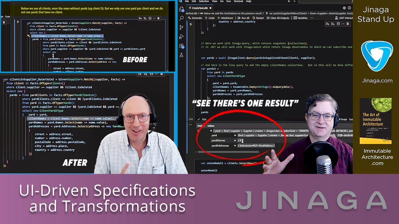 UI-Driven Specifications and Transformations