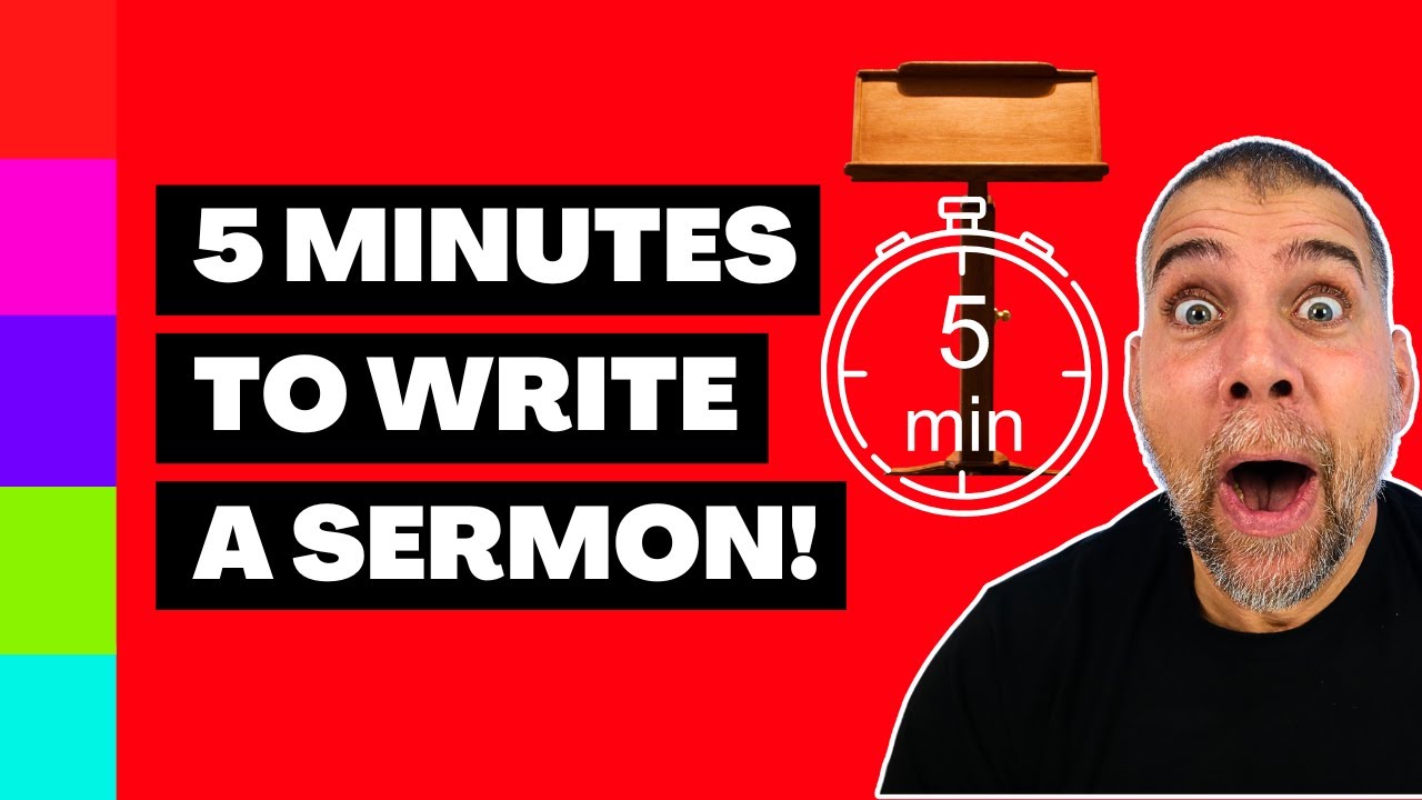 How to Write a Sermon in 5 Minutes | Easy Sermon Outline for Pastors #Church #Preaching #sermon