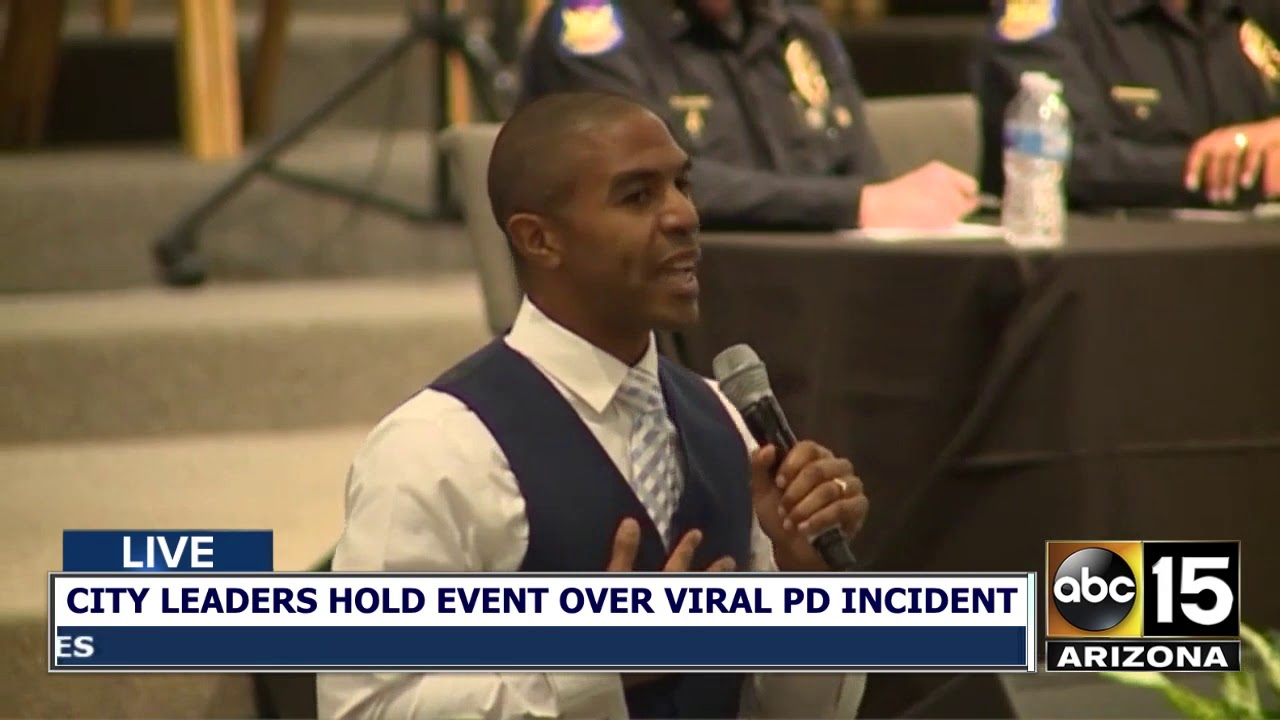 Phoenix PD Chief Jeri Williams responds to criticism during community meeting