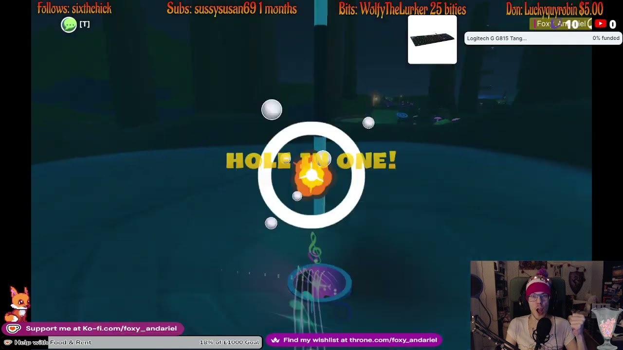 Foxy's Hole in One! | #foxy_andariel on #Twitch
