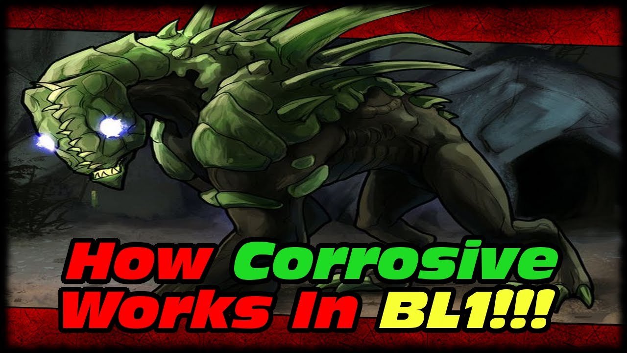 How Corrosive Elemental Effect Works In Borderlands GOTY!!! Borderlands Corrosive = Slag!!!