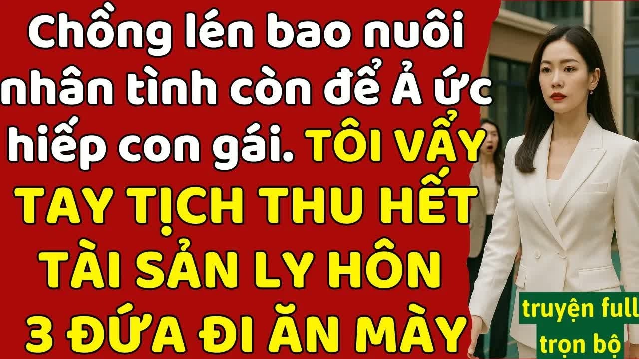 Chồng đưa nhân tình về nhà nuôi con còn ức hiếp con gái tôi, tôi lập tức thu hồi toàn bộ tài sản rồ