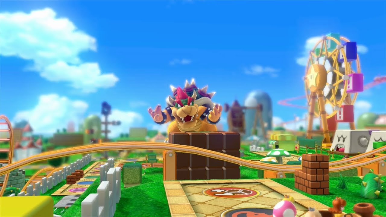 Mario Party 10 Bowser Party #232 Peach, Toadette, Rosalina, Daisy Mushroom Park Master Difficulty
