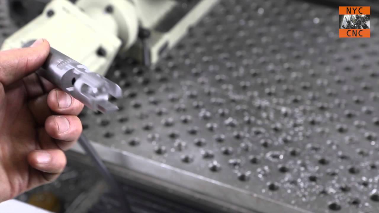 Gimme a Brake! Machining a DIY CNC 9MM AR-15 Muzzle Brake! 4th Axis Machining Video!