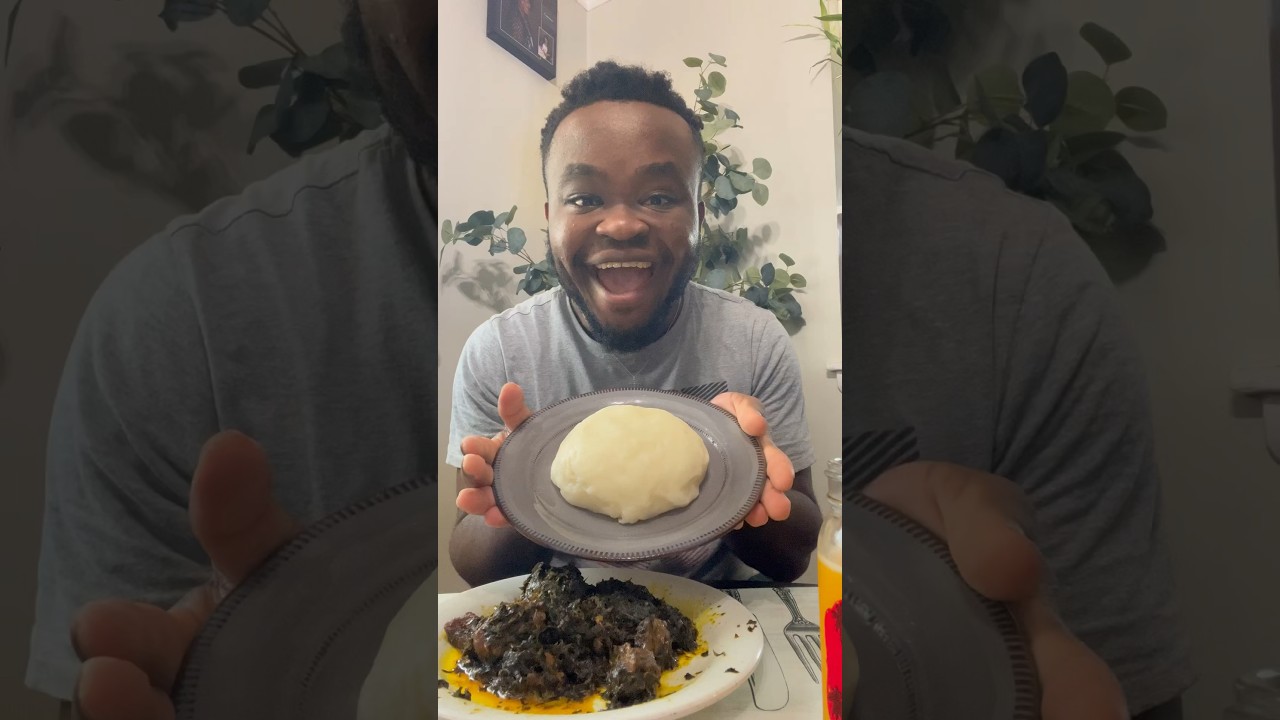 Fufu and eru for the win 🥹😍 #fufu #viral #erusoup #cameroon #fyp #keitheats