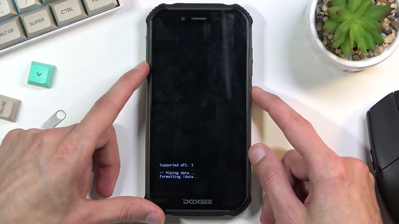 Как выполнить полный сброс настроек DOOGEE S40 через режим восстановления — снятие блокировки экр...