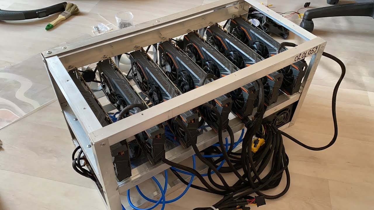 Майнинг Ферма на 7 картах NVIDIA P104-100 8GB Gigabyte ВСЕГО за 100.000 рублей! Сборка и Хэшрейт!