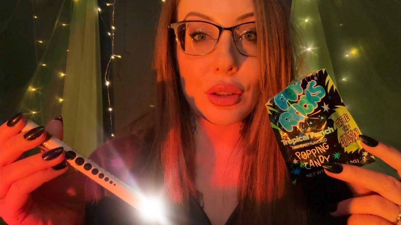 ASMR &laquo;Рисование светом&raquo; (НОВЫЙ ТРИГГЕР) + шипучие конфеты