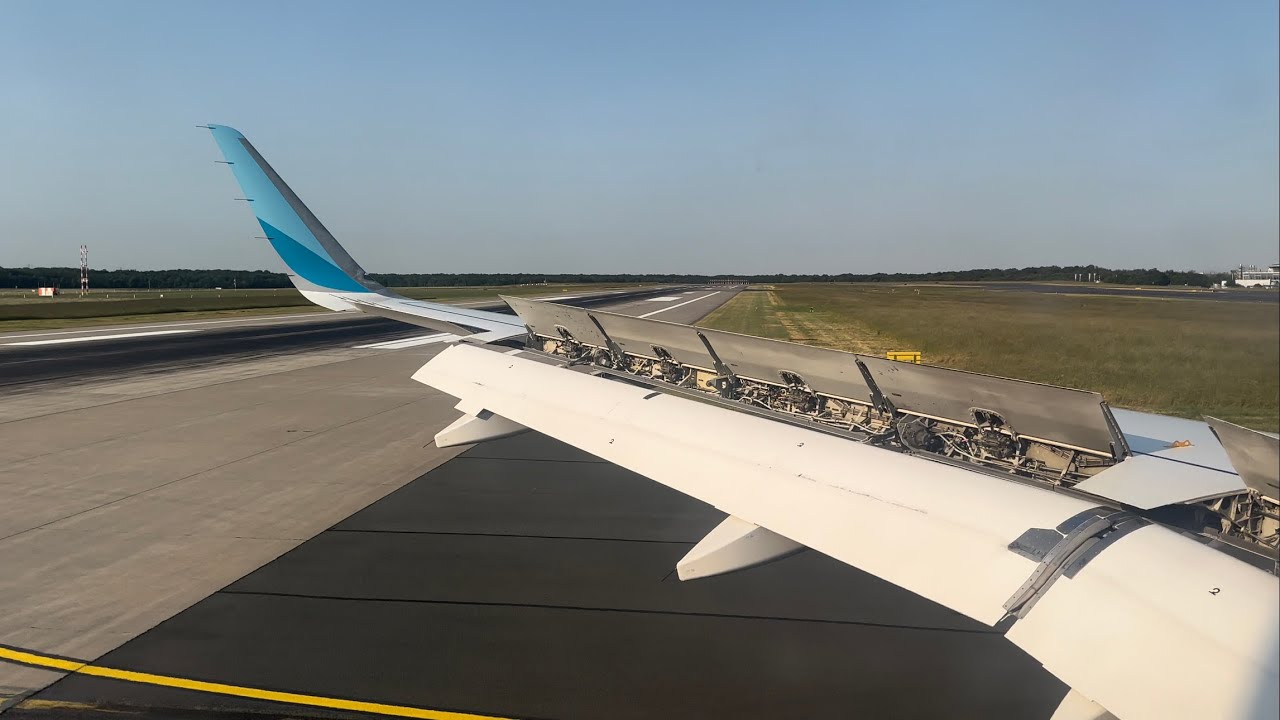 LANDING | Eurowings | Airbus A320-200 |Düsseldorf Airport