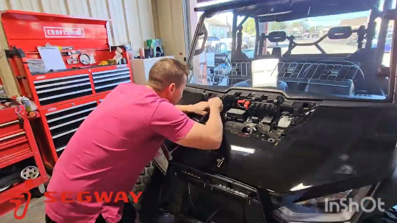 Segway UT-10 P hood mounted light bar installation @510Outdoors