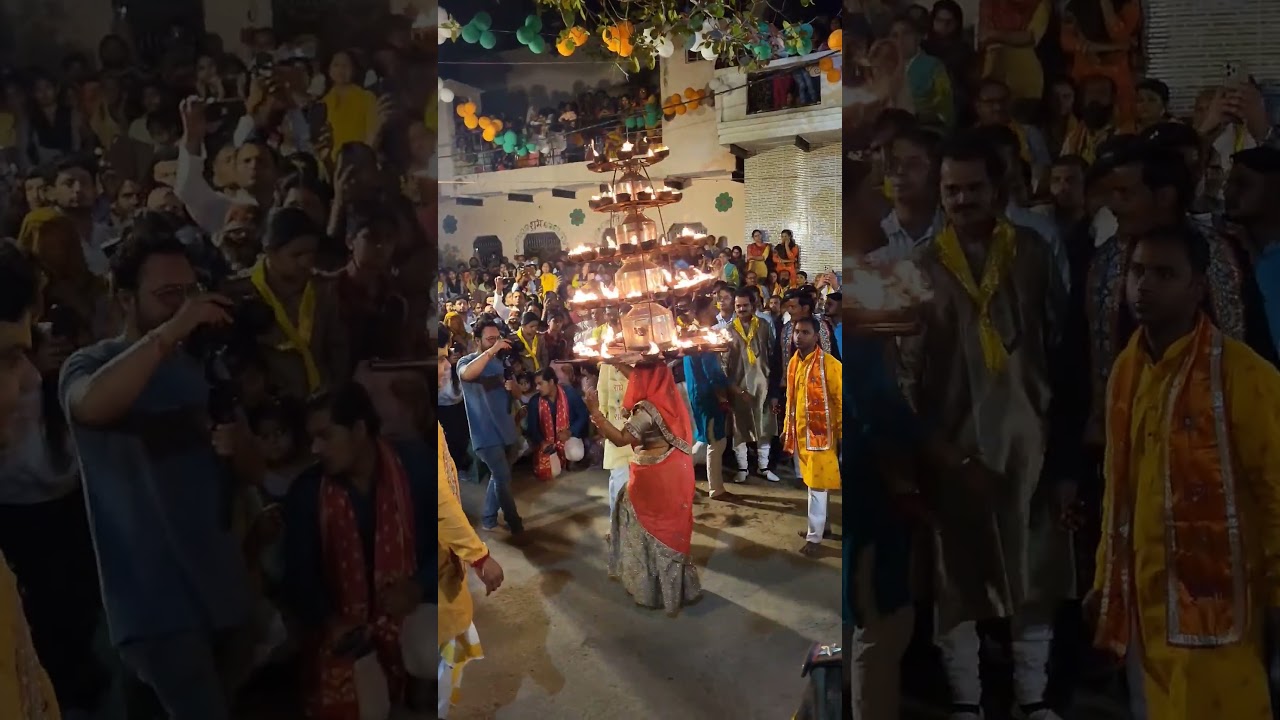 Charkula Dance in Mukhrai Village (Goverdhan)