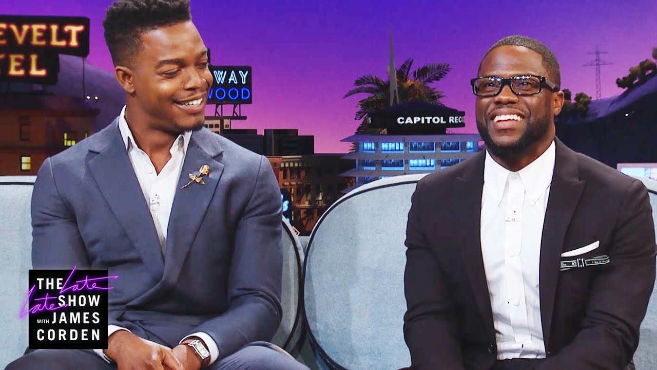 Kevin Hart & Stephan James Battled on the Basketball Court