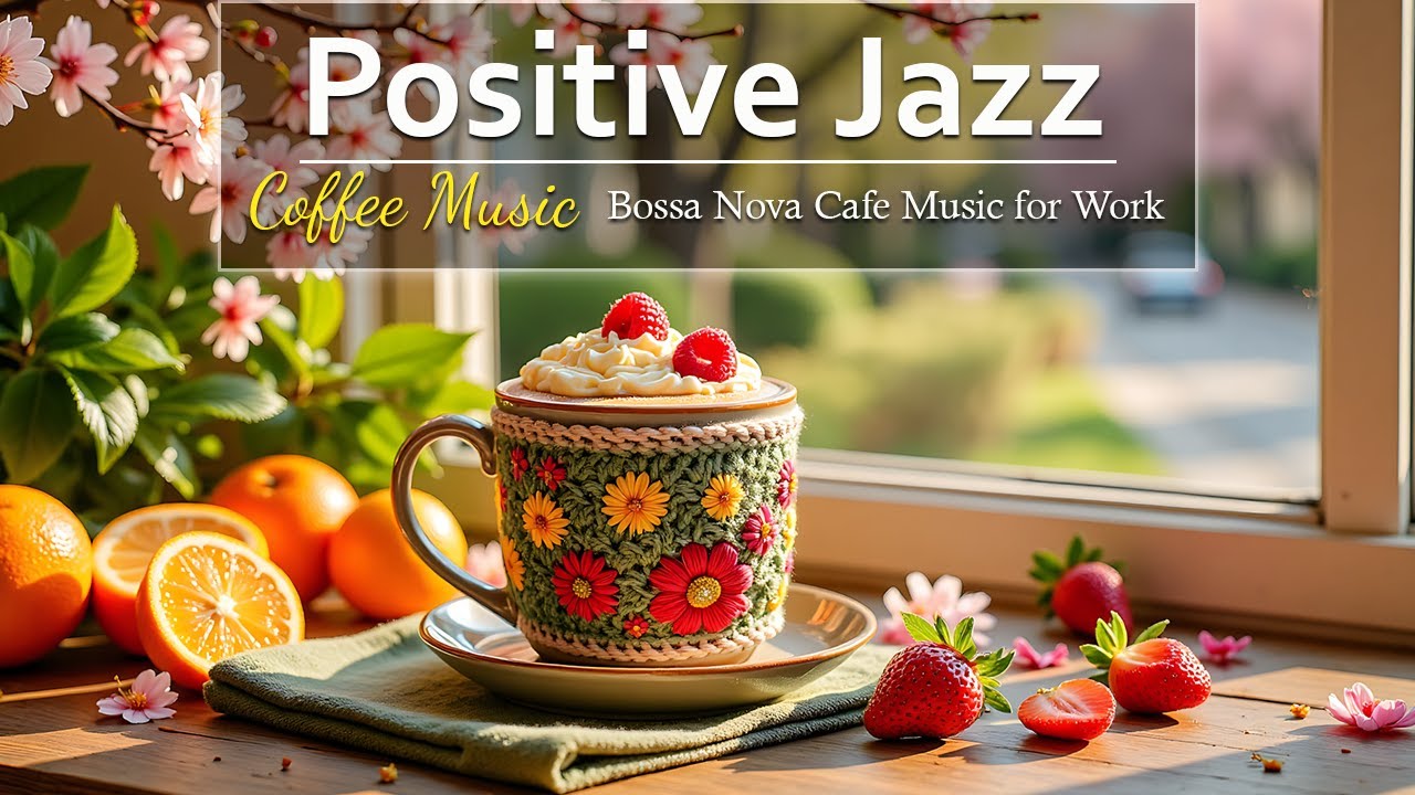 Positive Morning Jazz ~ Relaxing Spring Jazz Cafe & Delicate Bossa Nova Piano Music for Good Mood