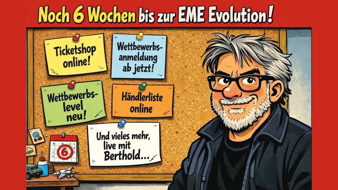 Countdown zur Euro Model Expo Evolution 2026 Folge 1