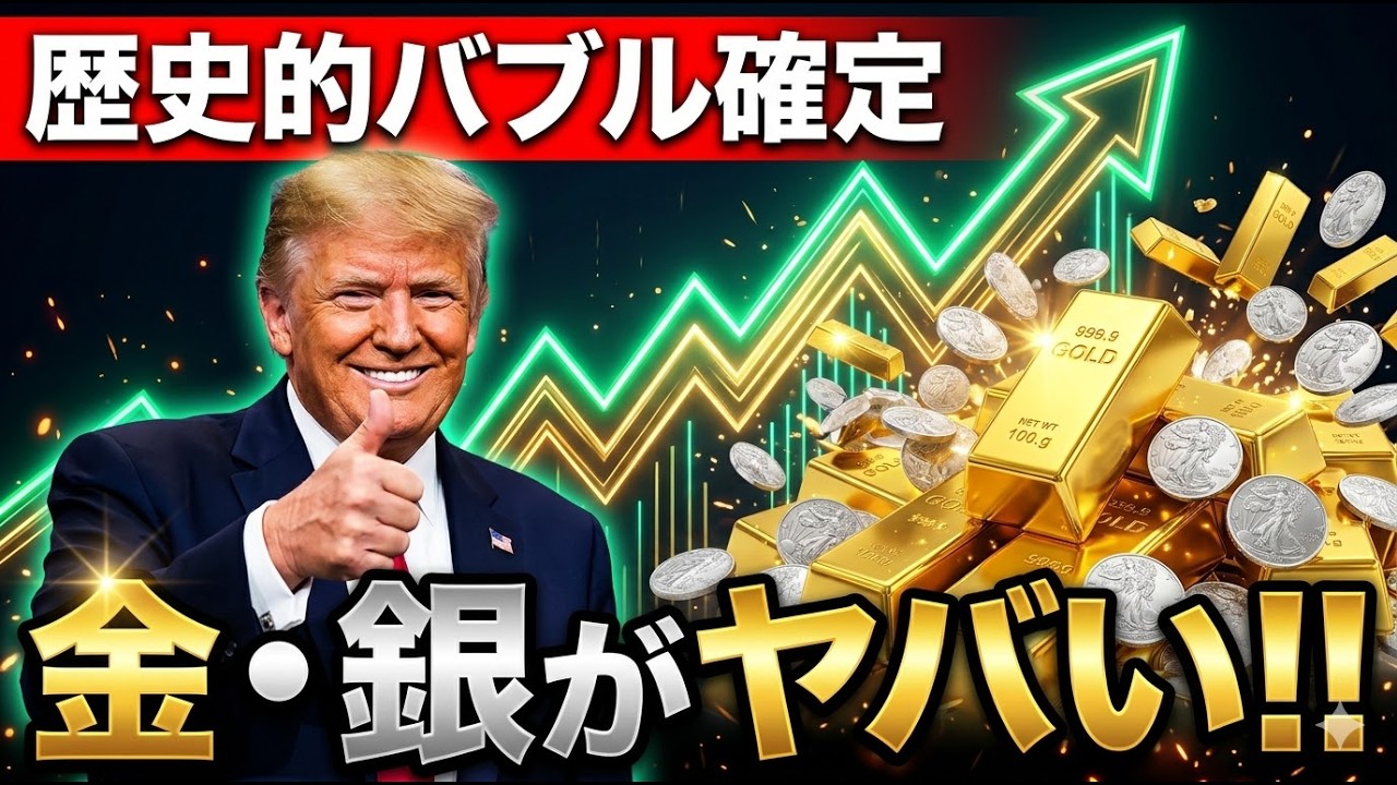 トランプ発言が引き金！これから「金」と「銀」の歴史的バブルが来る本当の理由
