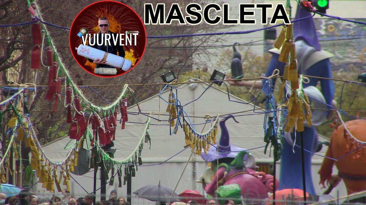 Mascleta - Carrer de Guillem d'Anglesola - Vuurwerk - Fireworks - VALENCIA 2022