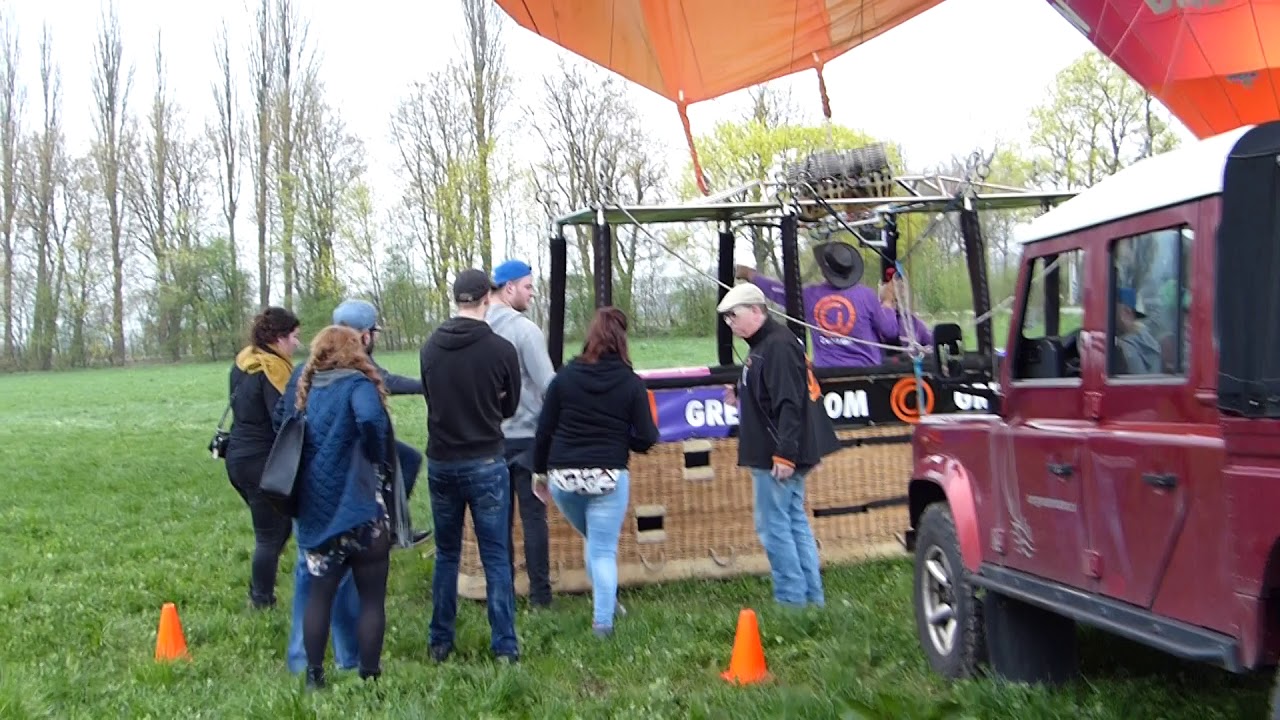 Ballonvaart Greetzz - instappen
