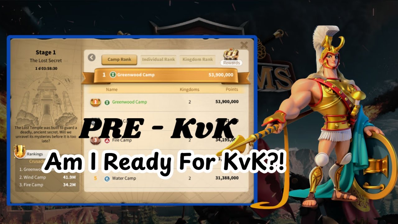 PRE KvK + Acc Update KvK 5 Again | Rise Of Kingdoms