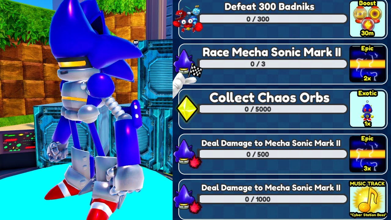 ÚJ KARAKTER: MECHA SONIC MK II  | Sonic Speed Simulator Magyar