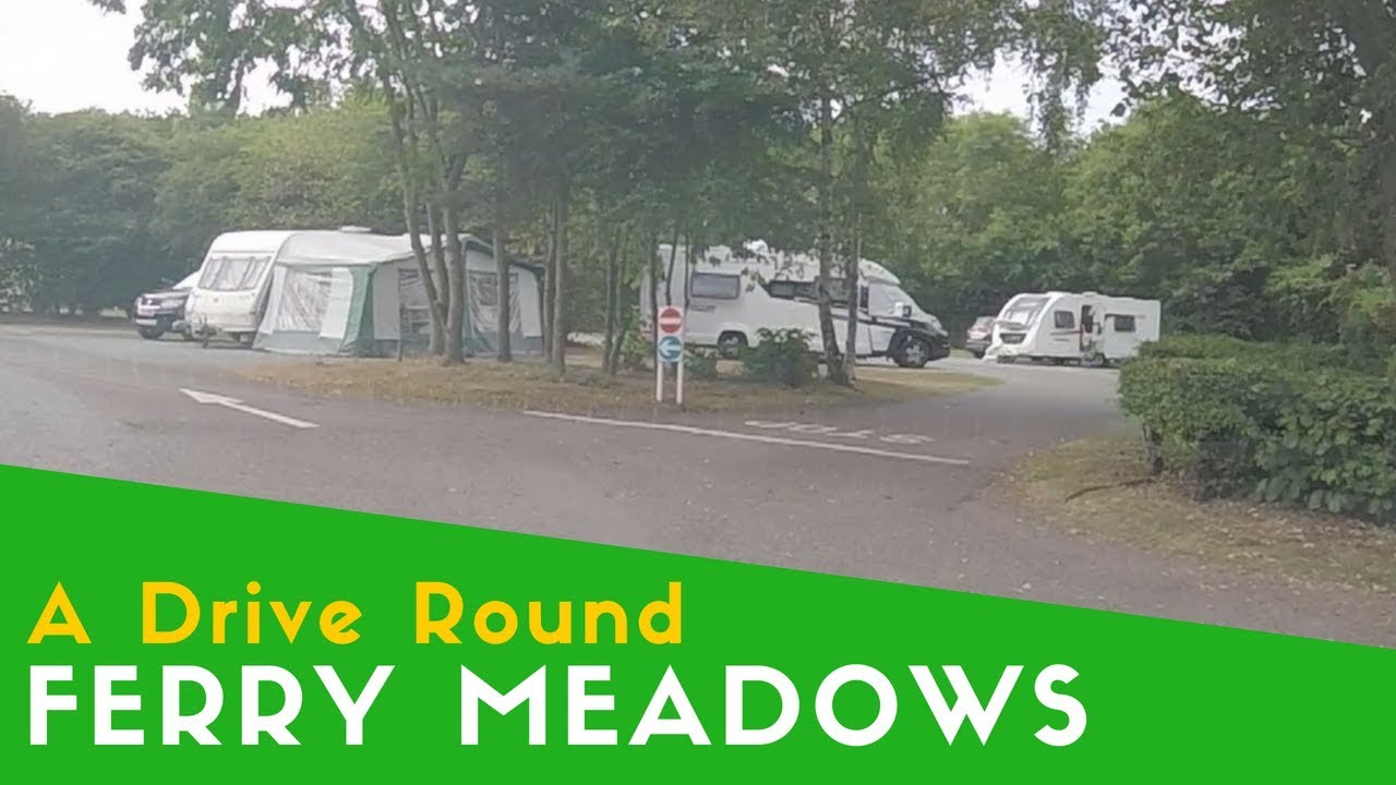 A Drive Round Ferry Meadows Caravan And Motorhome Club Site | Great North Road Tour Pt3
