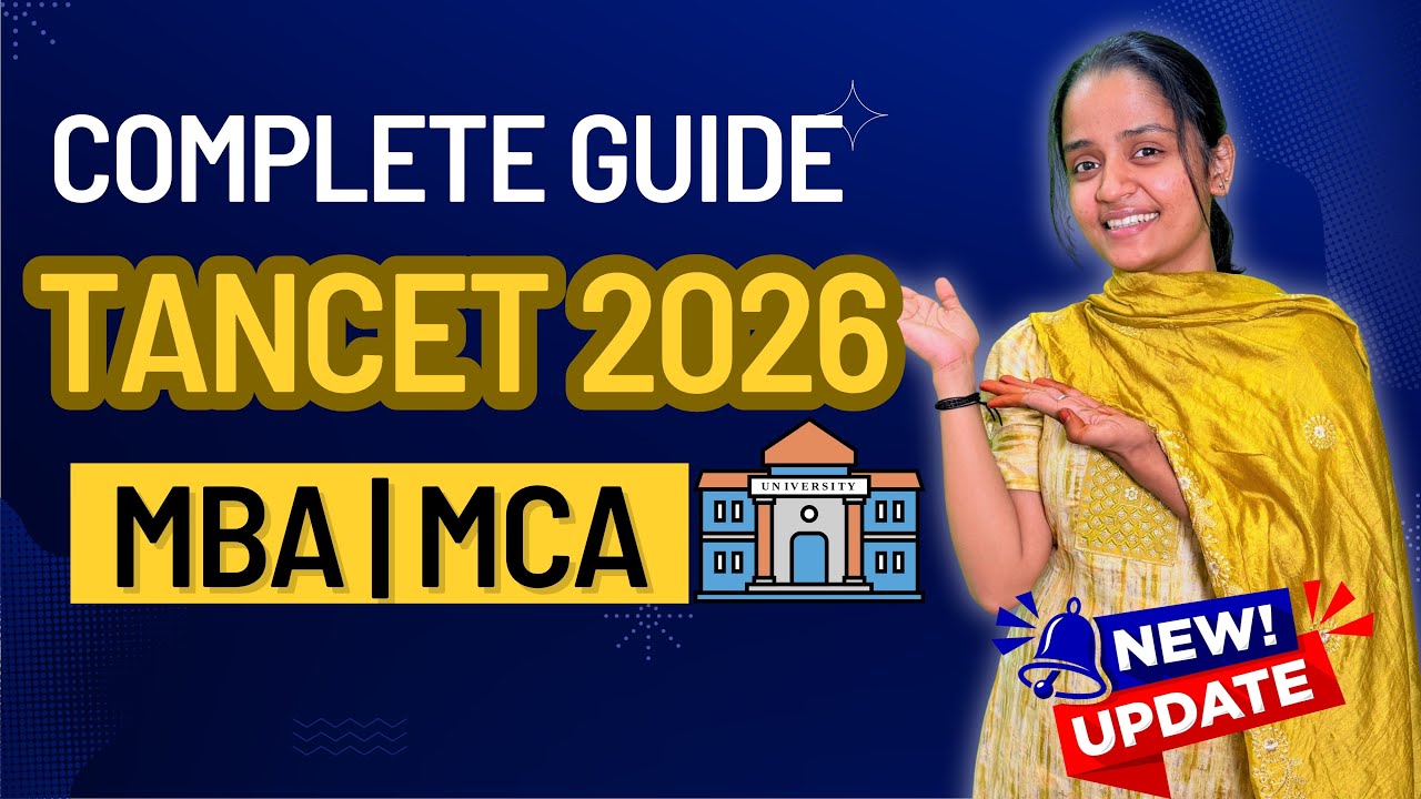 TANCET 2026 Exam | Eligibility, Syllabus, Pattern, Colleges & Preparation Guide