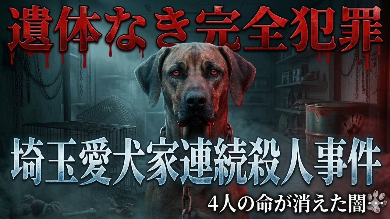 【衝撃の遺体なき完全犯罪】埼玉愛犬家連続殺人事件 全ファイル徹底解説～毒殺・バラバラ・死刑囚の真相～