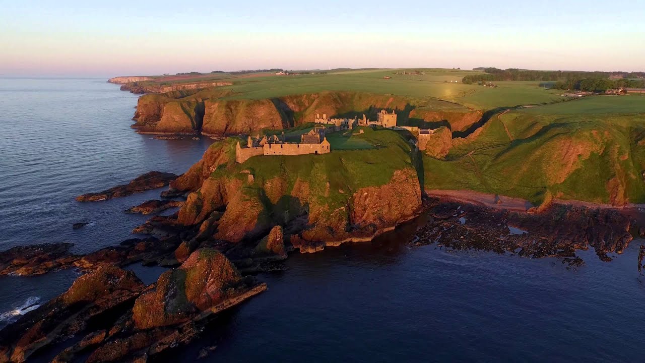 DJI Inspire 1 - Dunnottar Castle, Scotland - 4K