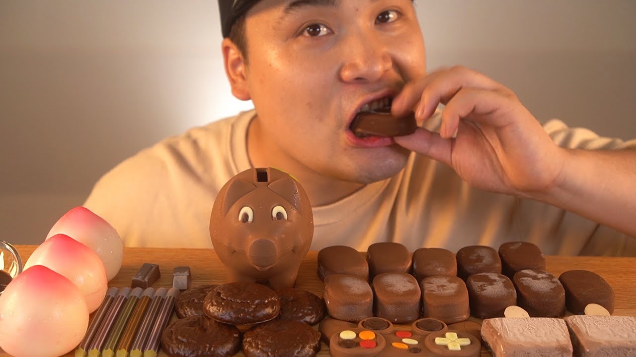 초코아이스크림과 여러가지 초콜릿 먹방~!! 리얼사운드 social eating Mukbang(Eating Show)