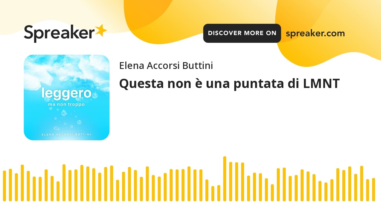 Questa non è una puntata di LMNT