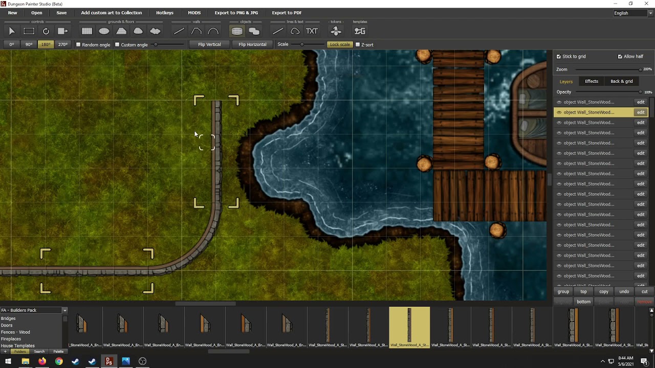 Dungeon Painter Studio Timelapse || Making Brewood pt1