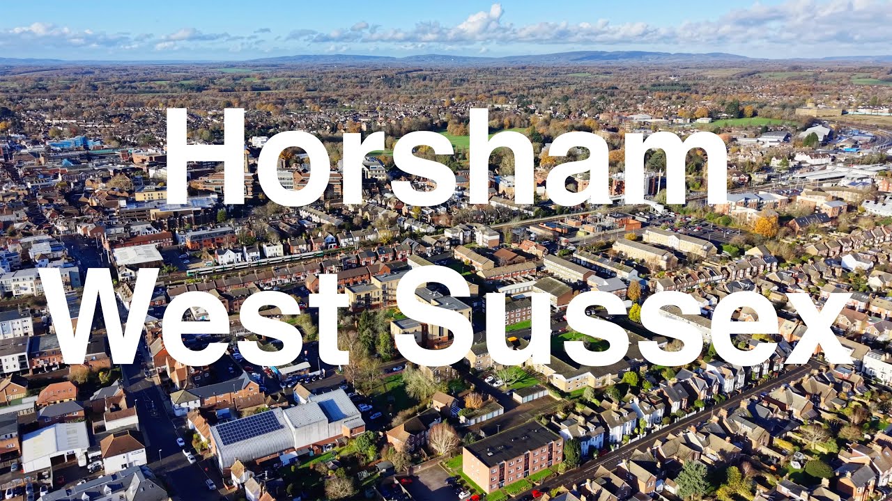 Horsham West Sussex By Drone 4K