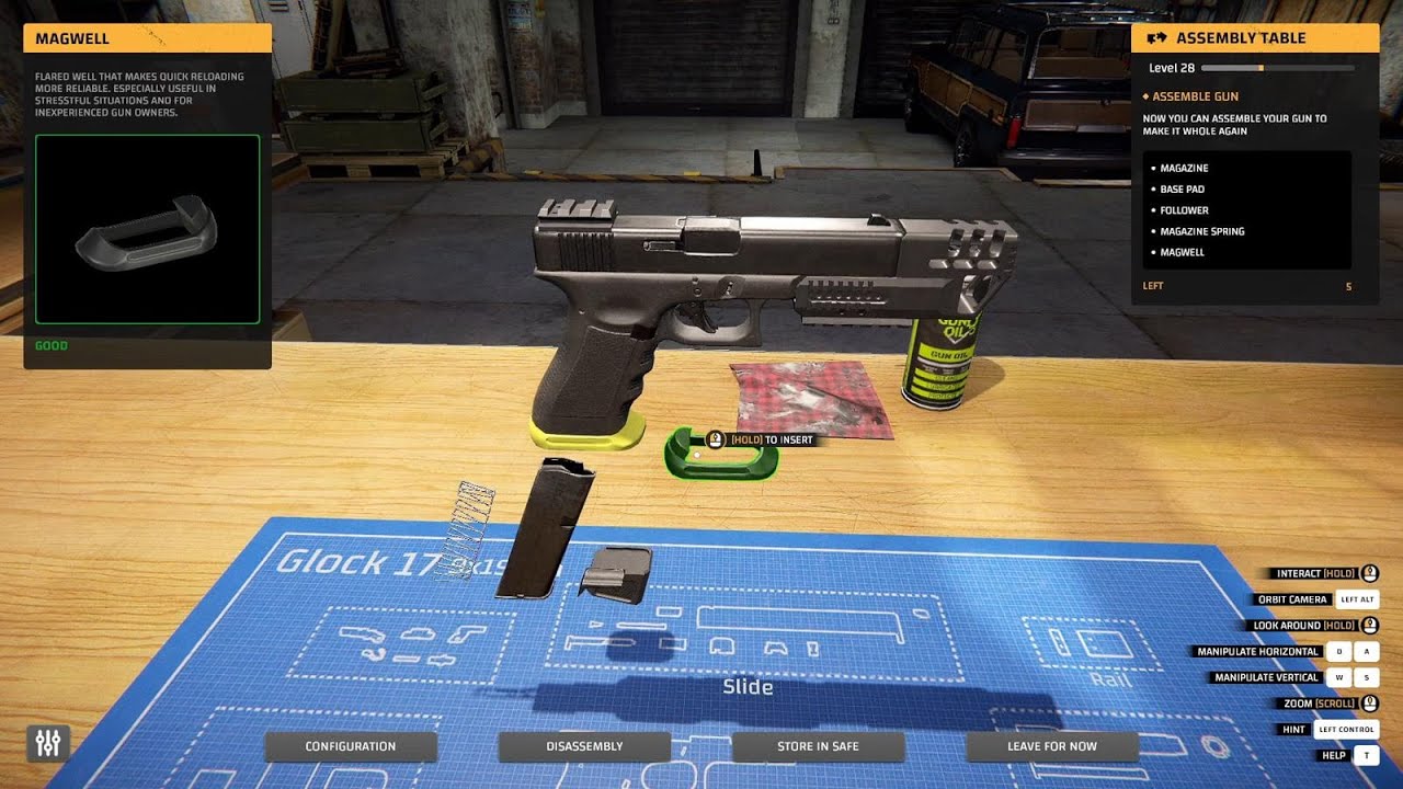 Glock 17 restoration with music ASMR