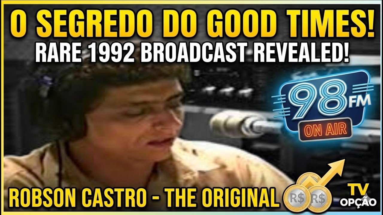 Robson Castro e os maravilhosos tempos do Good Times 98, em Yesterday