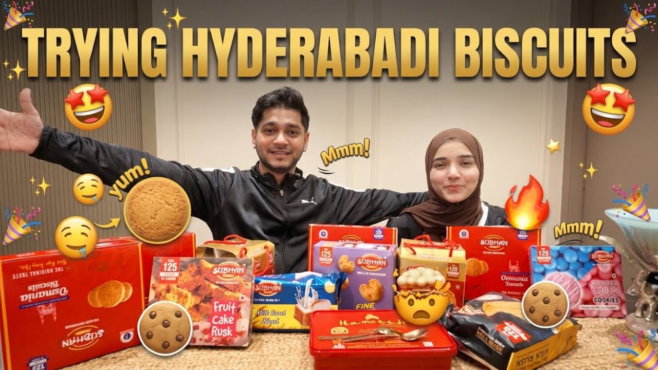 HYDERABADI BISCUITS😋🍪 || ANAH & MOHAMMEDALI