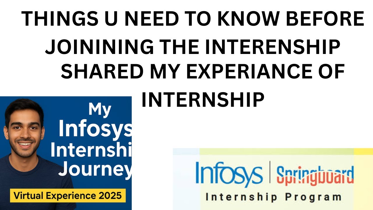 INFOSYS VIRTUAL INTERNSHIP EXPERIANCE ||infosys springboard internship