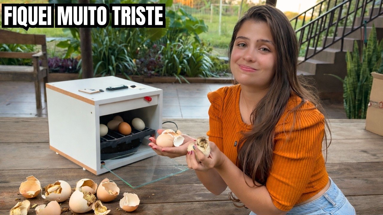 Nasceram os ovos da chocadeira, mas nem tudo saiu como esperado!