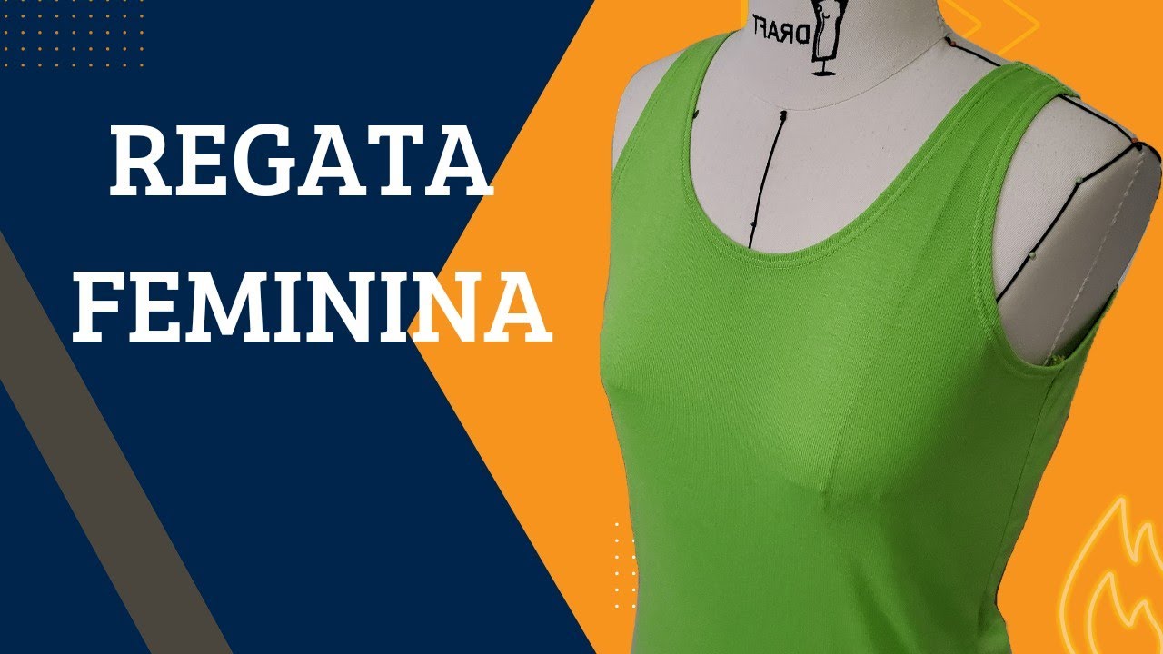 Diy-MOLDE REGATA BÁSICA - tamanho M #façavocemesmo #costura #camisetas #moldes