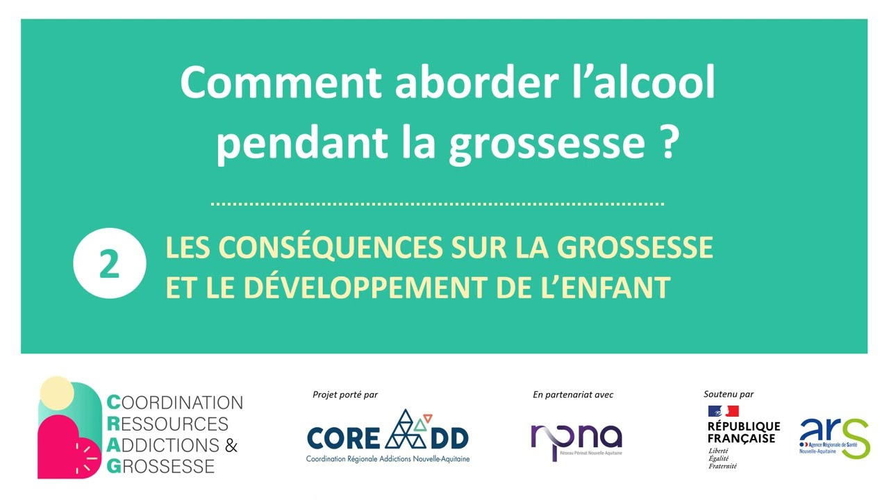 RPIB ALCOOL & GROSSESSE | Partie 2 : Conséquences