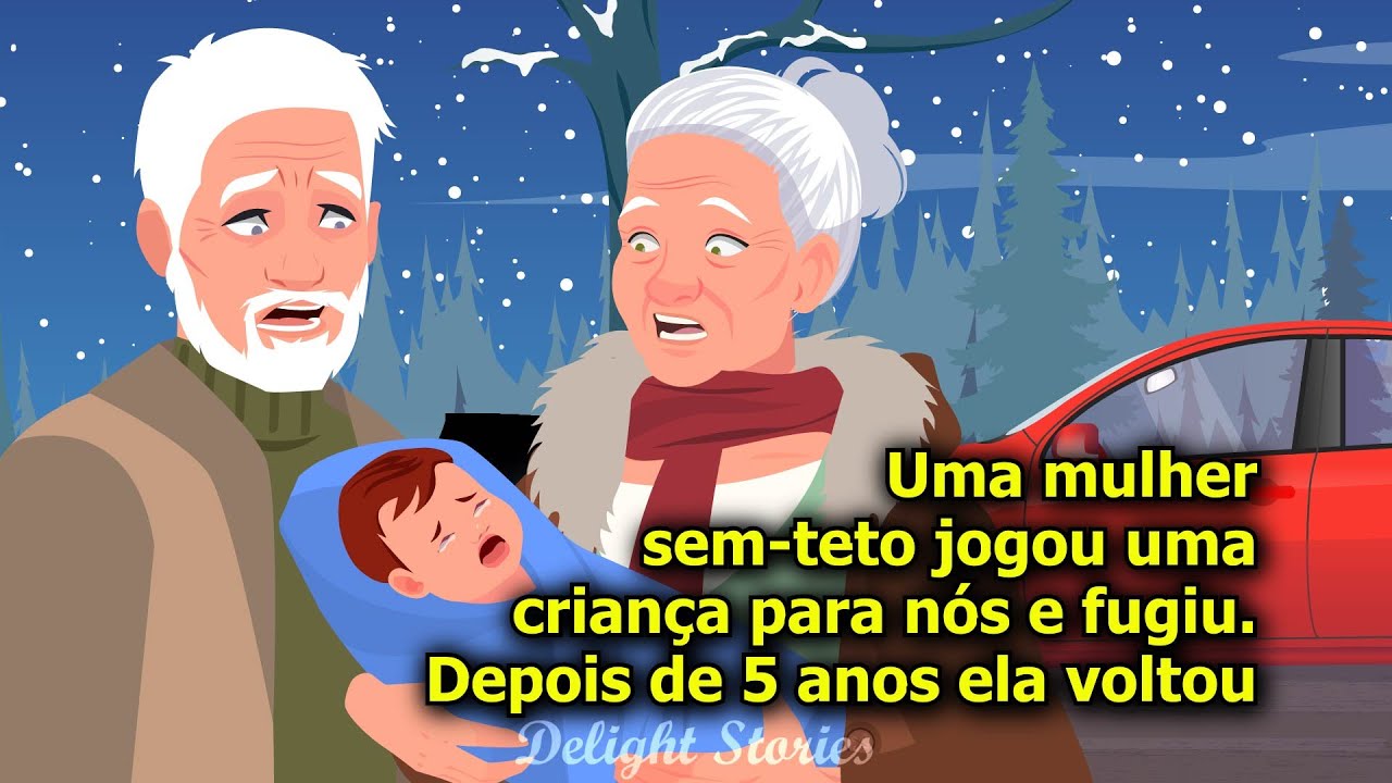 Uma mulher sem-teto da rodovia jogou seu filho para nós