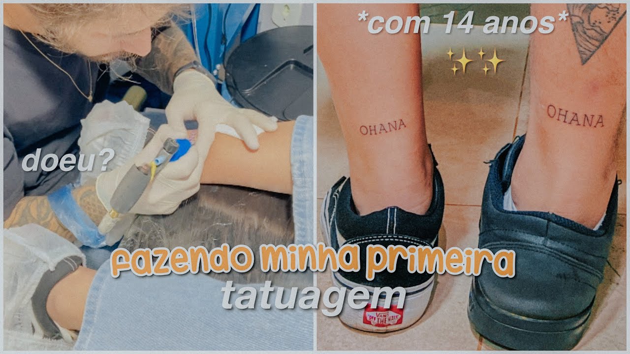 fiz minha primeira tatuagem!!!