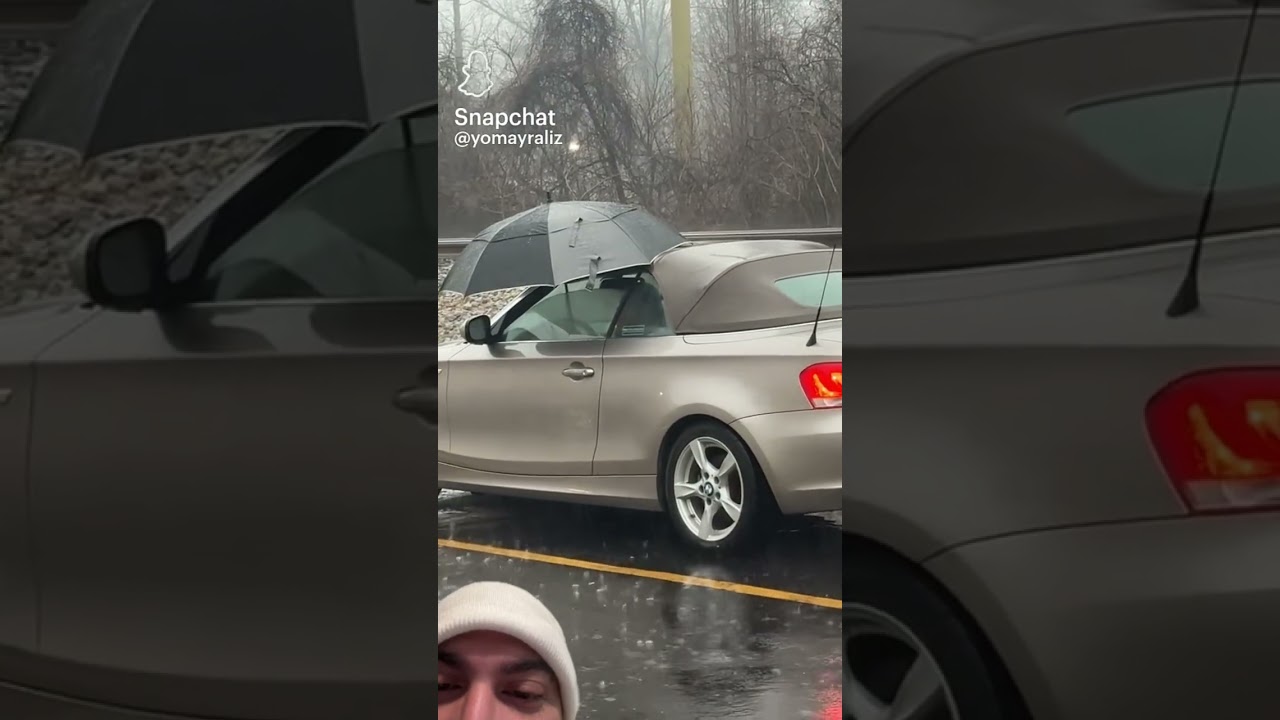 He must have been in traffic for forever